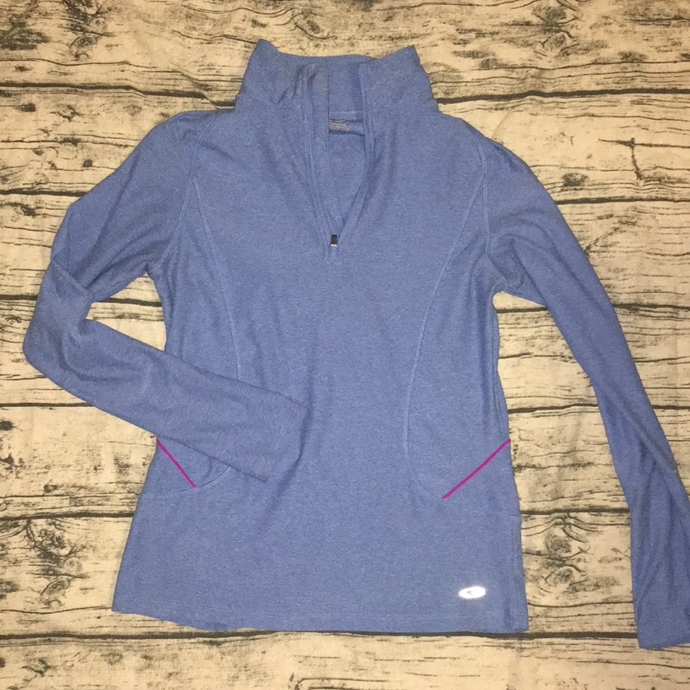 Long sleeve 1/3 zip active top