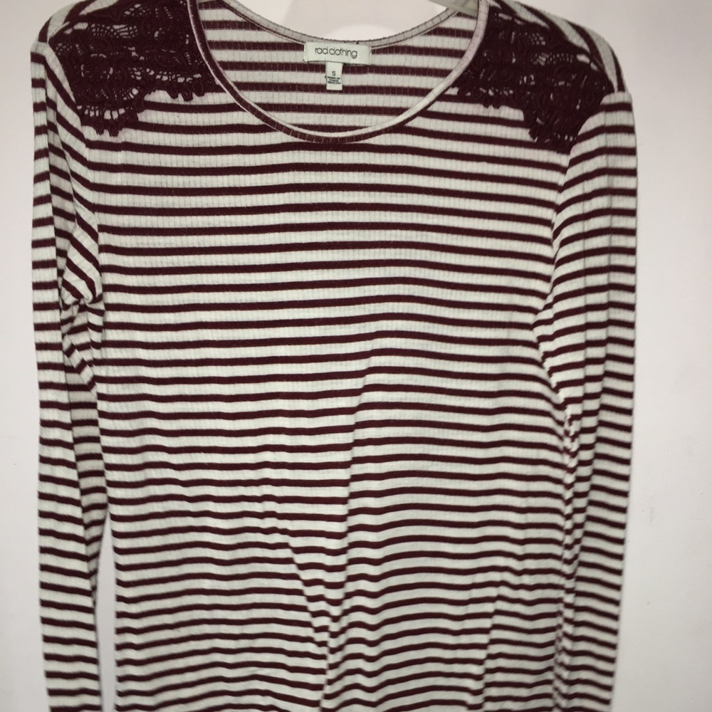 Long Sleeve Striped Top