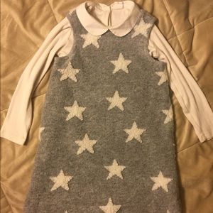 Baby Gap Star Dress & Matching Shirt - size 4