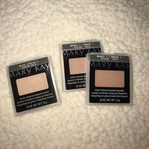 NEW! Mary Kay pressed powder! Beige & bronze.