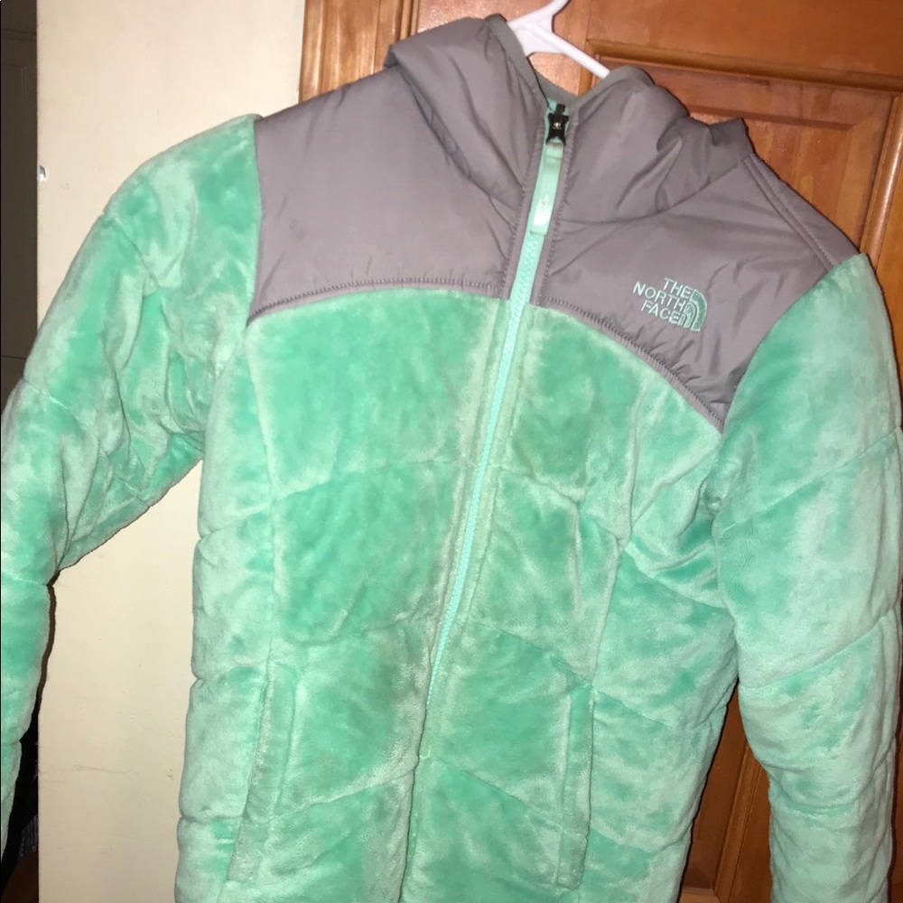 Girls 10/12 North Face Puffer Coat (reversible)