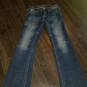 Girls size 14 Rock and roll cowgirl jeans