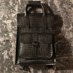 Dr. Martens Croc Embossed Leather Backpack