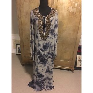 All Saints sheer tie-dyed dress