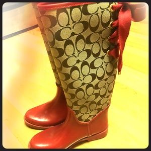 Coach Rainboots