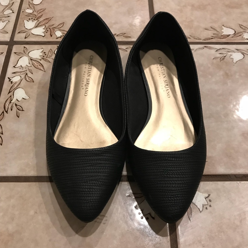 Black flats shoes