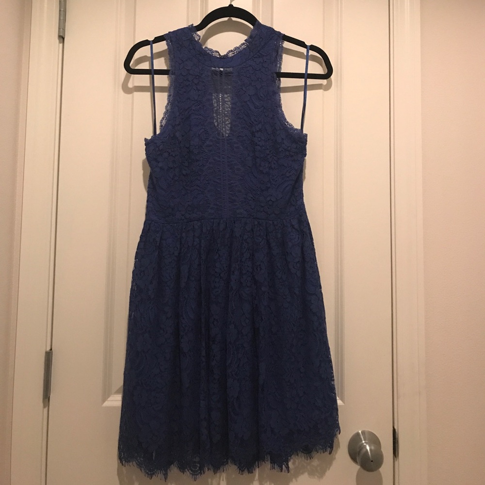 Blue Laced Dress