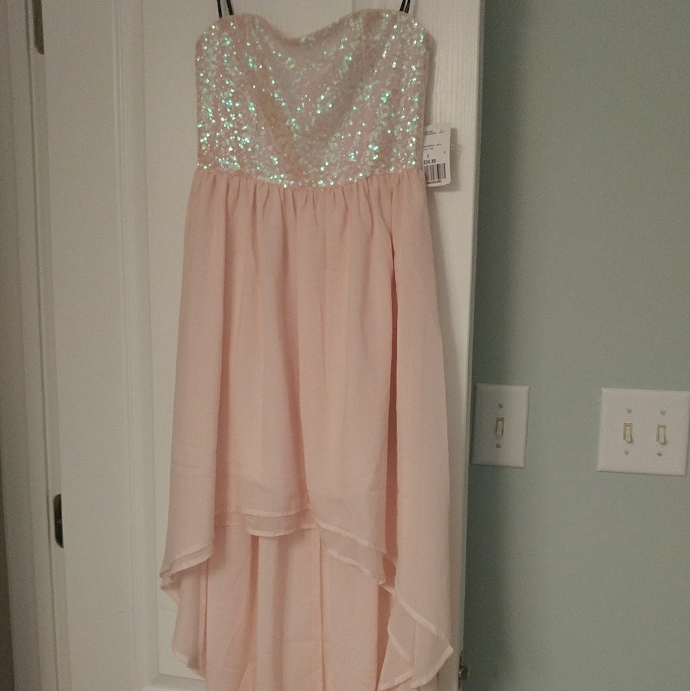 Holiday sparkle sequin dress pink forever 21 small