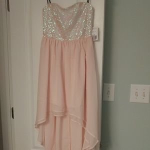 Holiday sparkle sequin dress pink forever 21 small