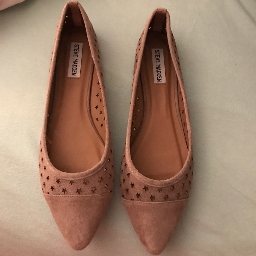 Brand New - Never Worn Steve Madden Taupe Flats