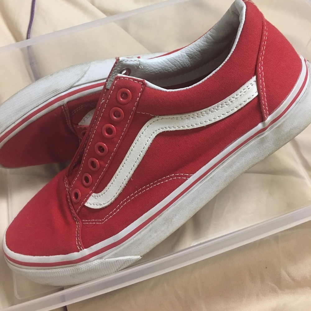 Red vans originals