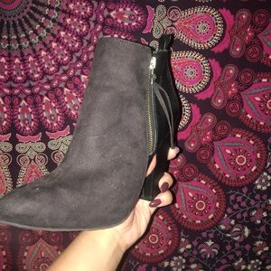 Suede Ankle Booties