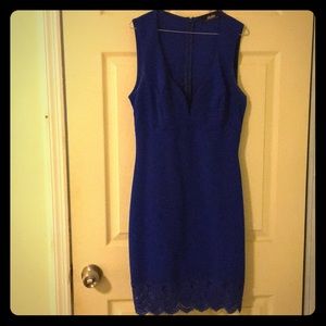 Lulu’s blue bodycon dress