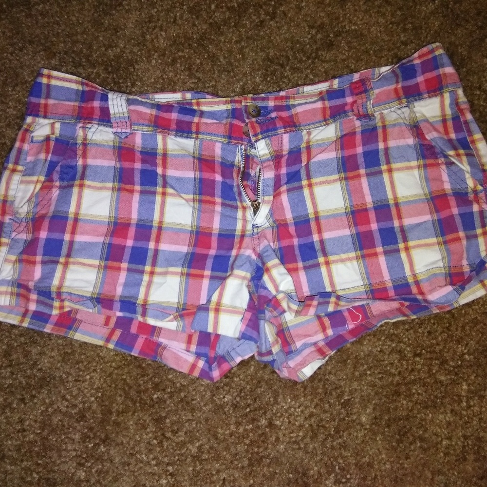 Plaid shorts