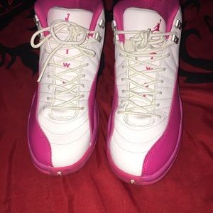 Jordan Pink/White 12s