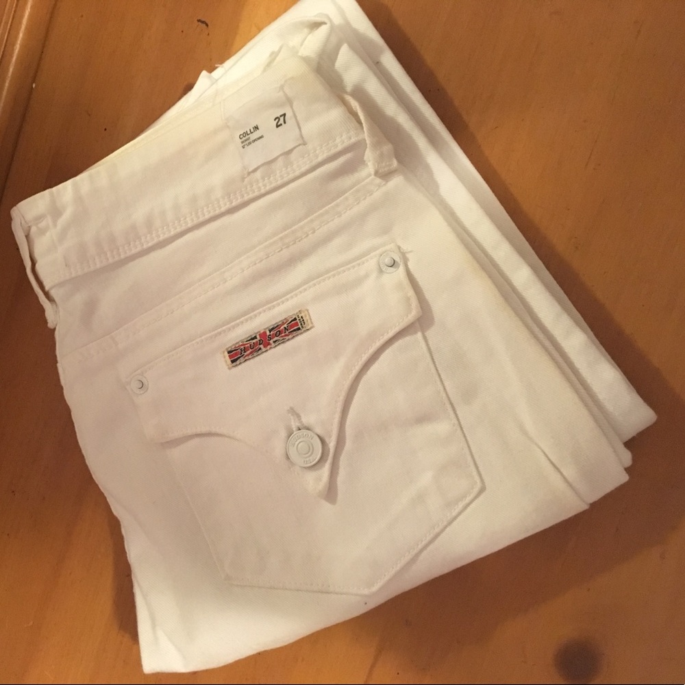 Hudson Brand White Jeans