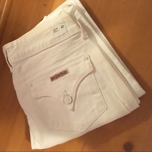 Hudson Brand White Jeans