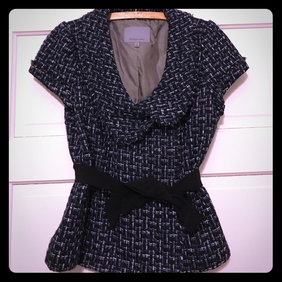 Short sleeved tweed jacket - Picture 1 of 7