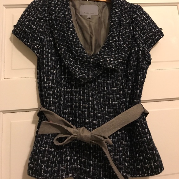 Short sleeved tweed jacket - Picture 2 of 7