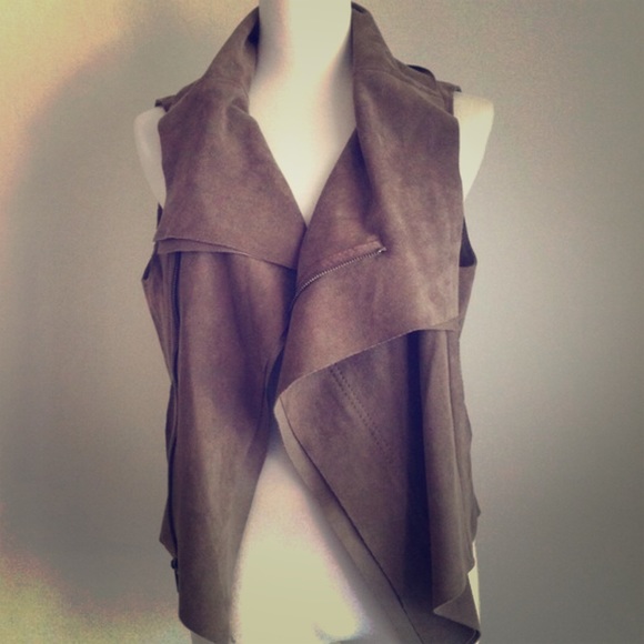 BCBGMaxAzria Tops - Sold BCBG MAXAZRIA Fabian Faux-suede Vest