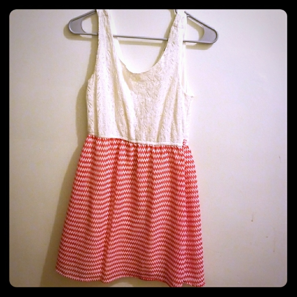 Lace top dress