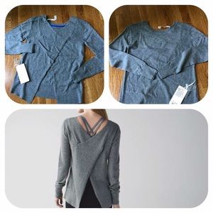 Brand new grey Lululemon Savasana sweater size 6