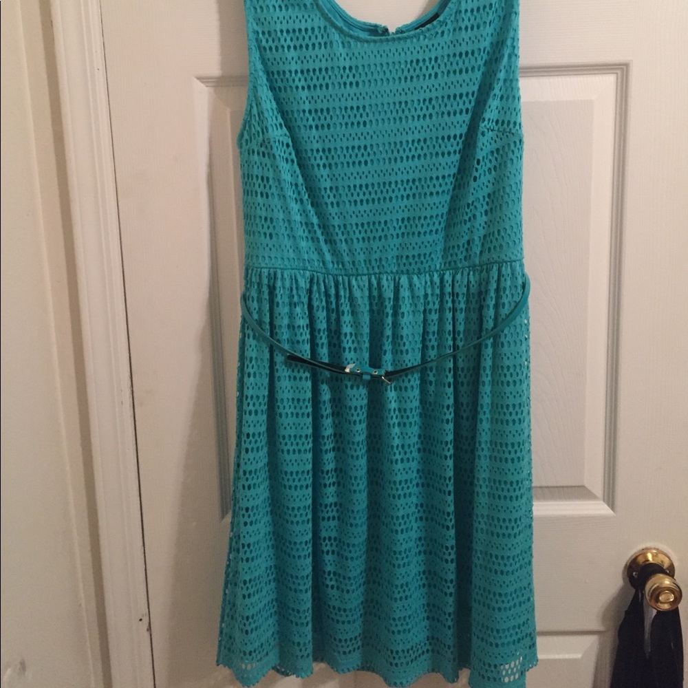 George knee length dress TEAL