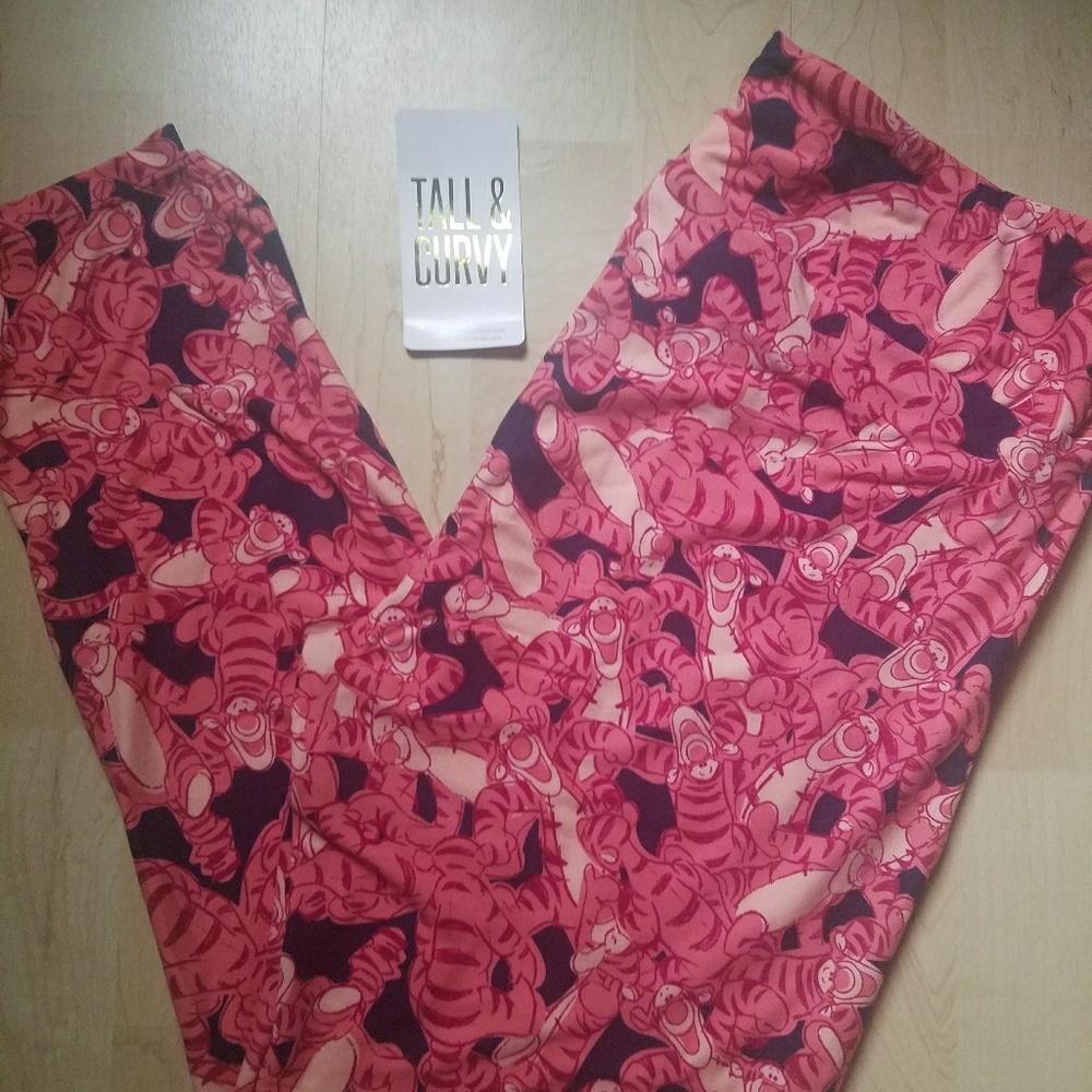 Lularoe Disney TC Tigger Leggings