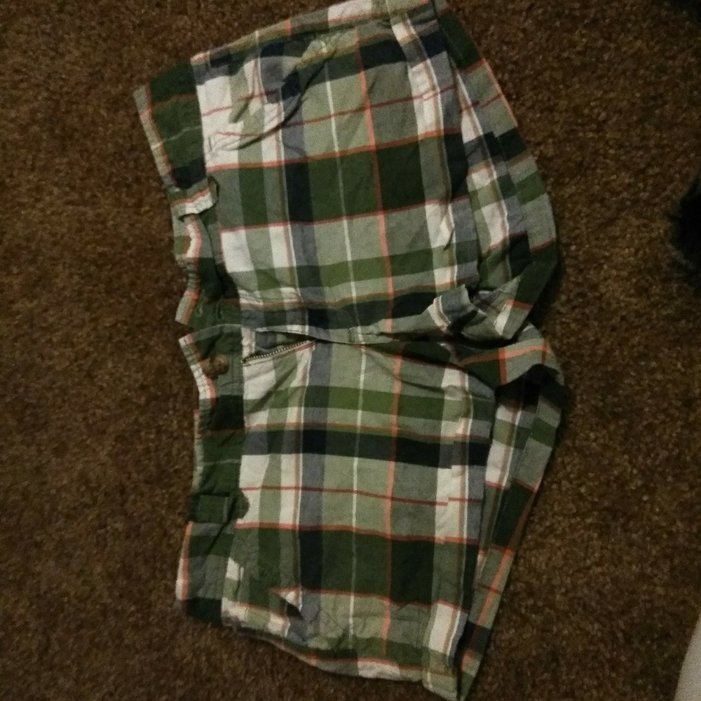 Plaid shorts