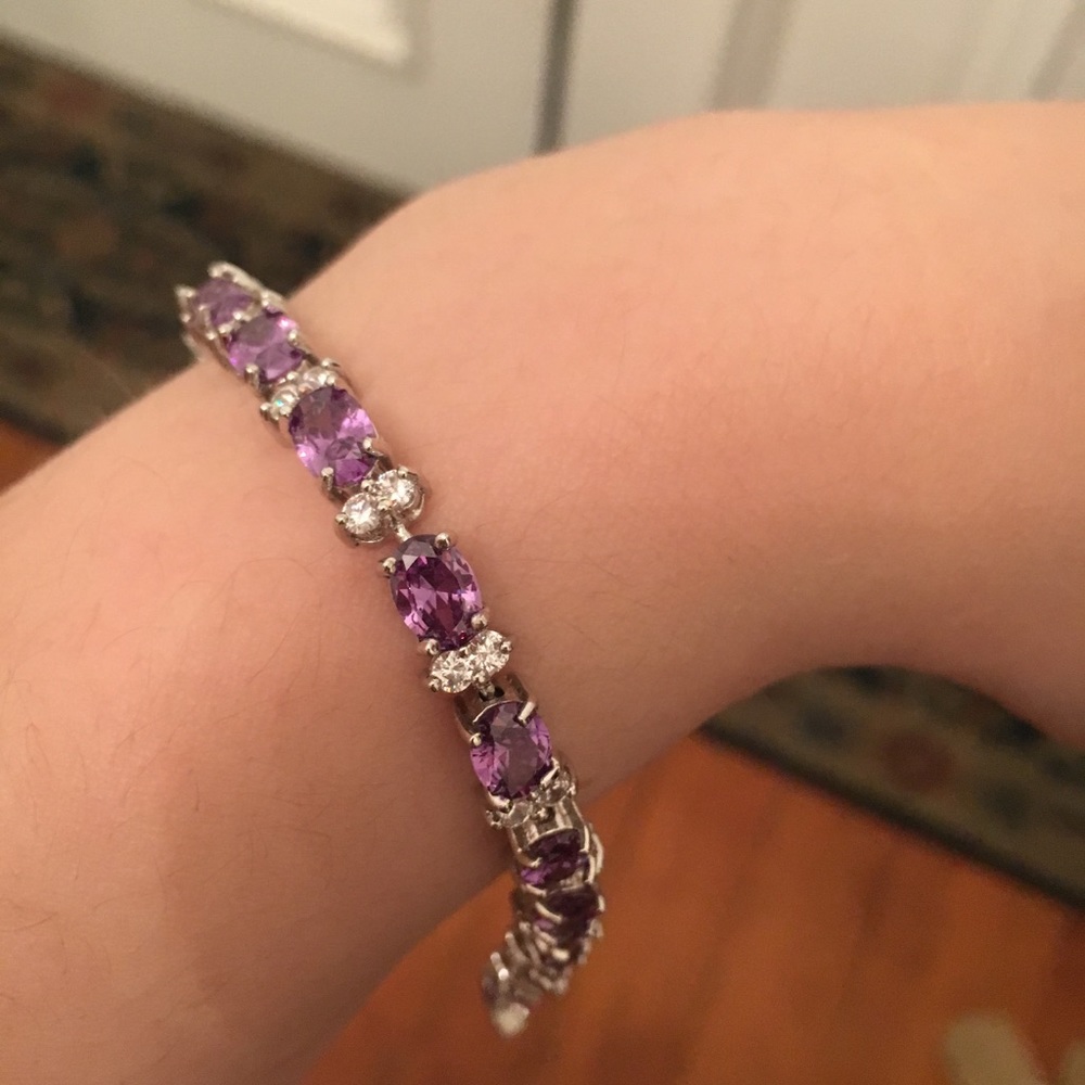 Purple bracelet