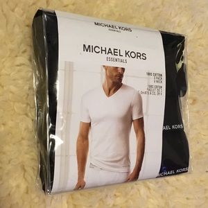 Michael Kors 6-pk (V) neck tees