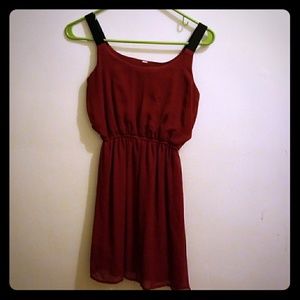 Strappy cocktail dress