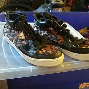Guess Leopard Print Sneakers