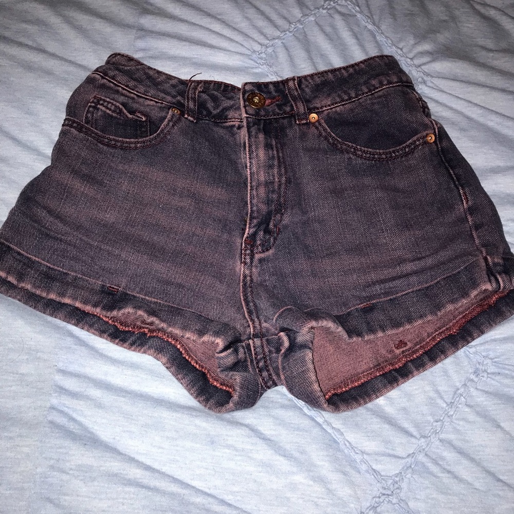 Purple High-Rise “Mom” Shorts MOVING SALE🎉🎉