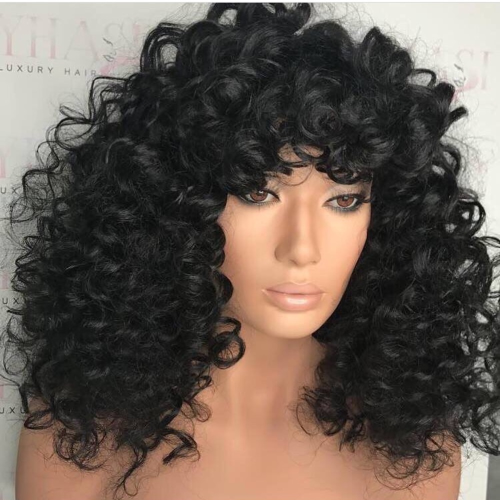 Short Deep Curly Wig