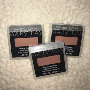 Set of 3 NEW! MK blush: golden copper