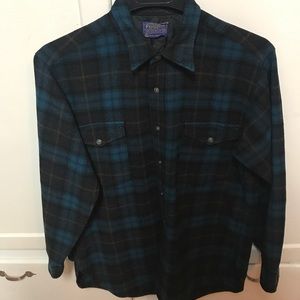 Pendleton original shirt size M 16 1/2 VTG