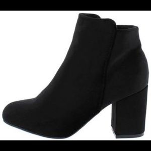 Boot Block Heel Ankle