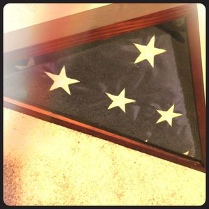 Flag that was flown over Iraq when the war was won