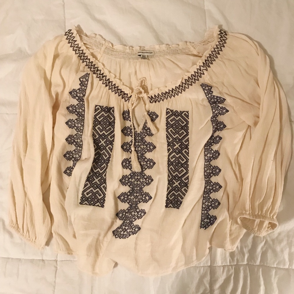 American eagle embroidered shirt