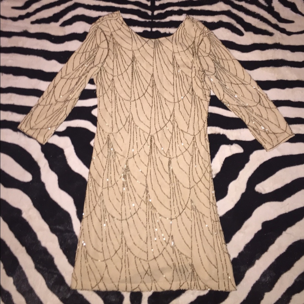 What Goes Around Comes Around beaded dress