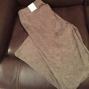 Chico’s taupe lace pants