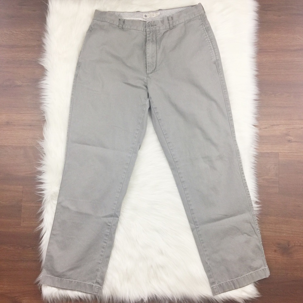 J. Crew Men’s Regular Fit Grey Khaki Pants 34x32