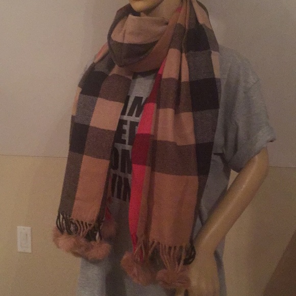 Plaid Cashmere Scarf🎉 Last One 🎉 - Picture 6 of 6