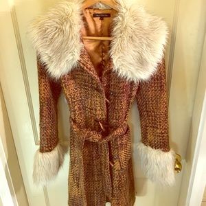 Heart Moon Star winter coat size small