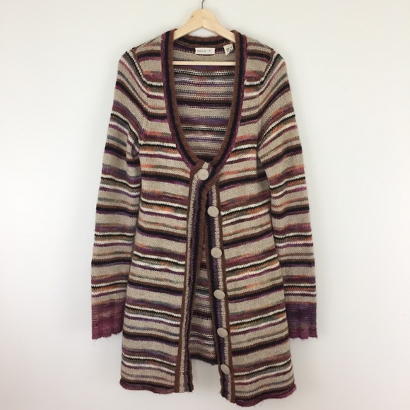 Anthropologie Sweaters - Anthropologie Striped Duster Sweater