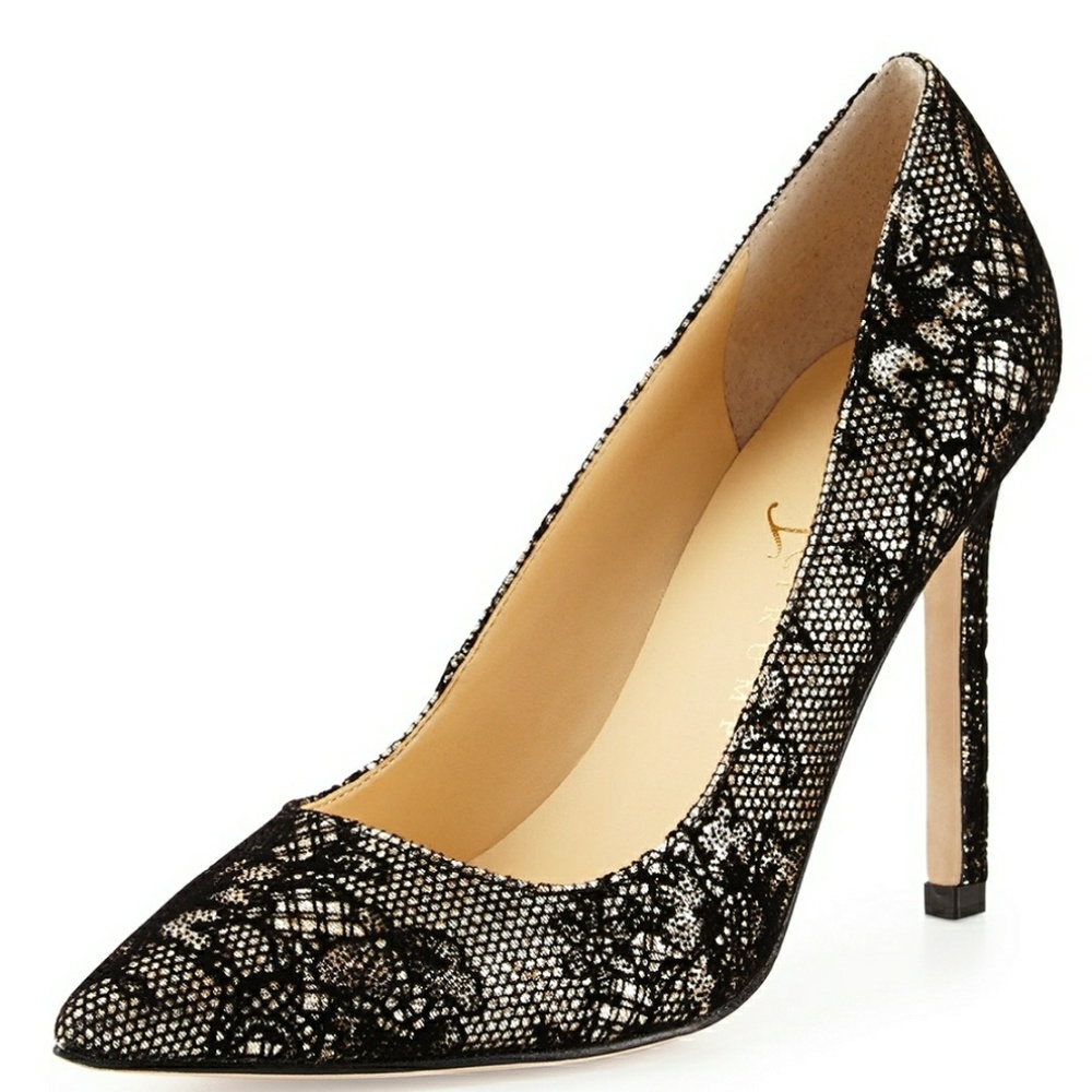 Ivanka Trump Carra Velvet Lace Pumps Size 9