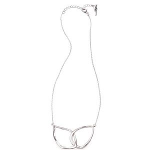 Chloe + Isabel INTERLOCK DOUBLE TEARDROP NECKLACE