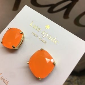 Kate Spade Orange Stone Studs