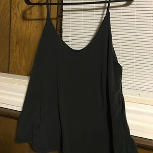 Black slinky tank
